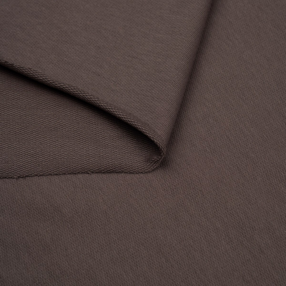 Футер 2-х нит., 100% хлопок, 220 гр/м2, кофейный (12634)
