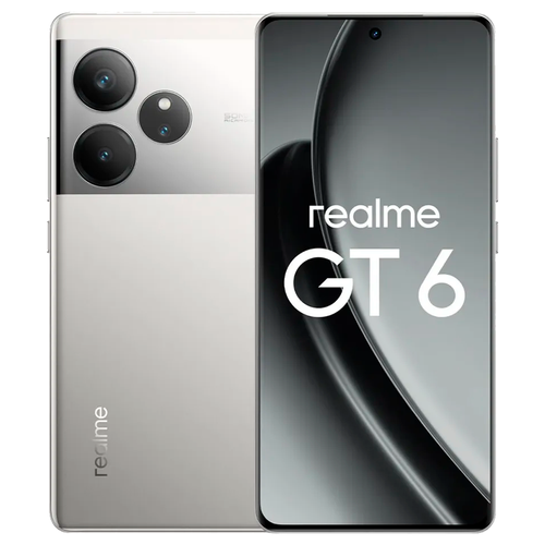 Смартфон Realme GT6 12/256GB, Silver (Зеркальный серебристый)