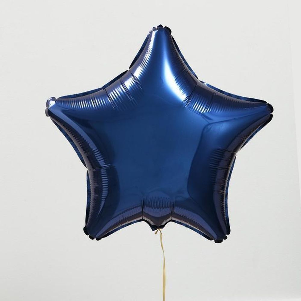 F Шар Звезда 18''/46 см, Темно-синий Navy нави (БГ-15)  Изображение3