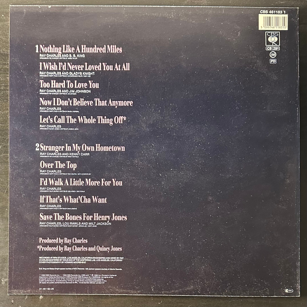 Ray Charles - Just Between Us (Голландия 1988г.)