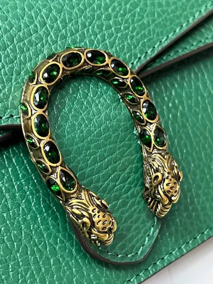 Сумка Gucci Dionysus GG Super Mini зеленый