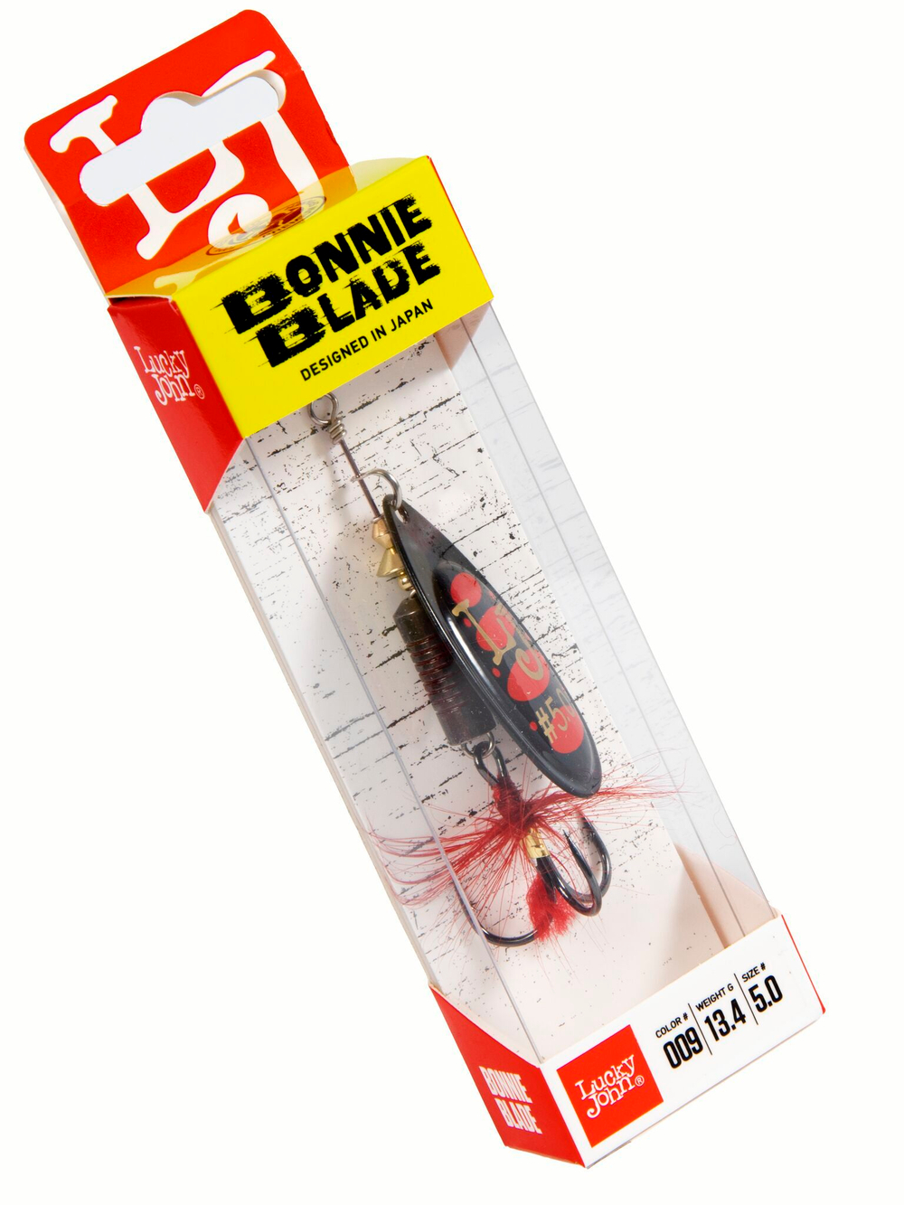 Блесна вращающаяся Lucky John BONNIE BLADE 5 13.4г 009 в блистере