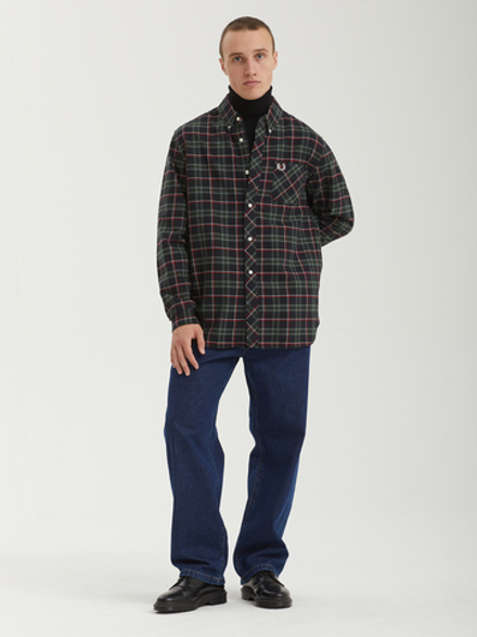 Мужская Рубашка Fred Perry Tartan