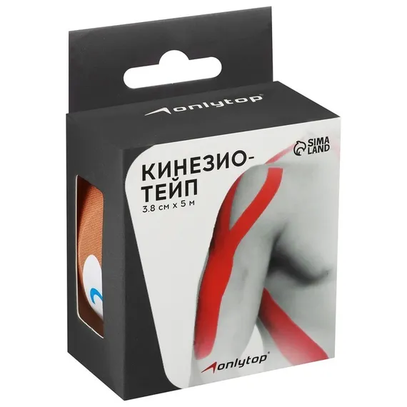 Кинезио-тейп 3,8 см х 5 м, цвета МИКС