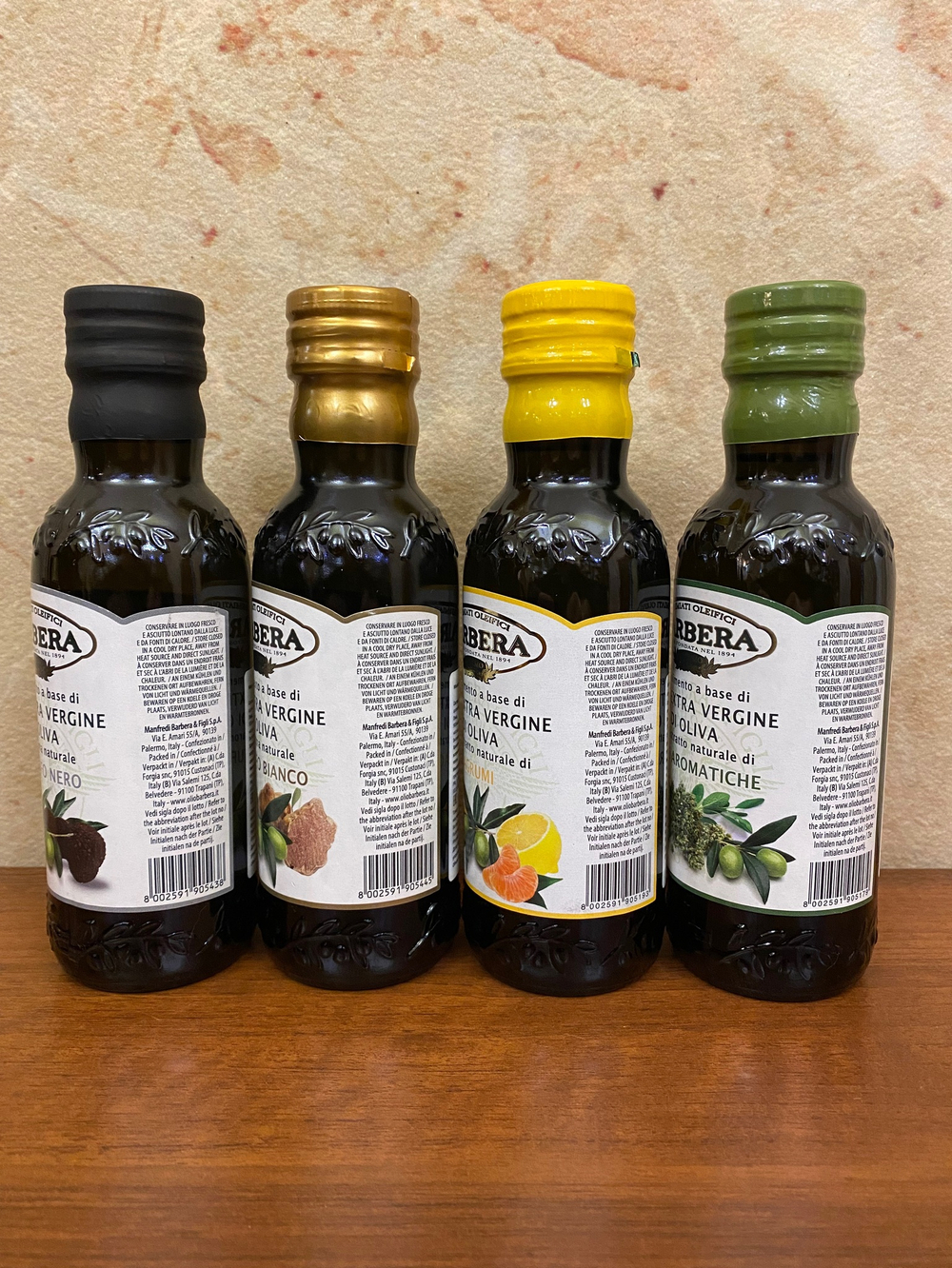 Оливковое масло BARBERA Oрегано + Pозмарин + Шалфей, Extra Virgin 250 мл Италия