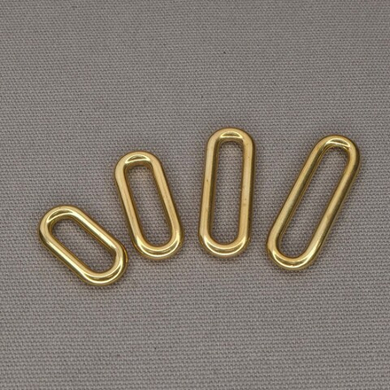 Рамка овал латунь литая