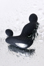 Черный вибромассажер простаты Vela - 12 см. (Цвет: черный)