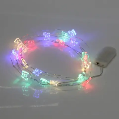 Гирлянда для дома «Бабочка» на батарейках 2,0 м 20 ламп LED, 1 реж., IP-20, Мультицвет