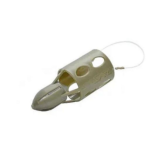 Кормушка фидерная пл. X-FEEDER ZEUS PL GREEN BULLET FANTOM 060 г (35 мл, цвет хаки, овалы)