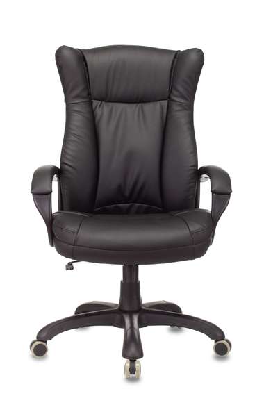 Кресло руководителя Бюрократ CH-879N черный эко.кожа крестов. пластик