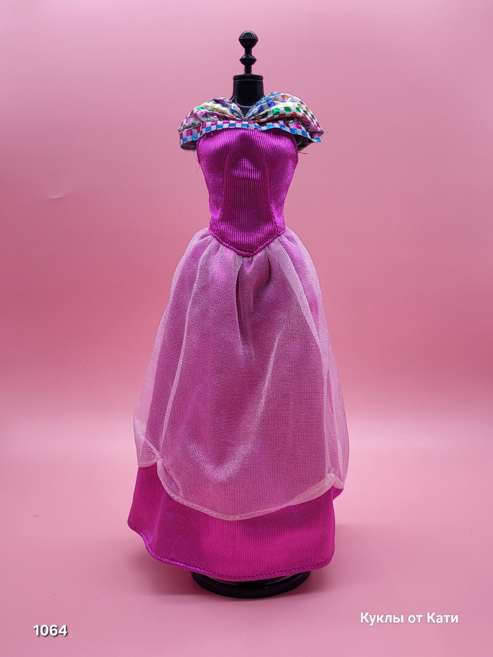 Одежда для куклы Барби винтаж платье 1064