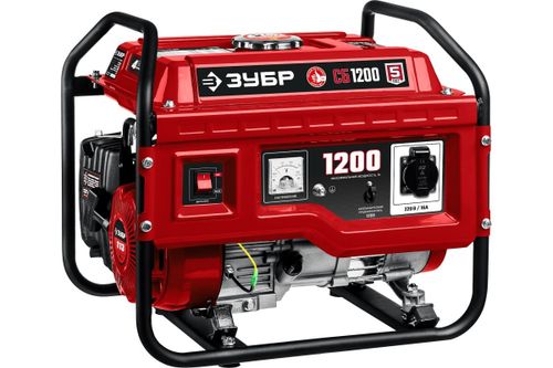 Генератор бензиновый ЗУБР СБ-1200 - [1 кВт / 220V]