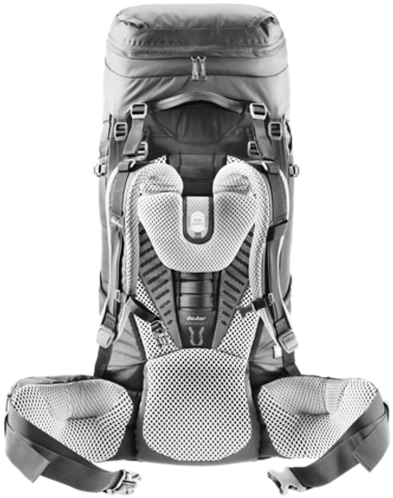 Рюкзак Deuter Aircontact 50 + 10 SL, артикул 3320221DE_3399, цвет Steel-Midnight
