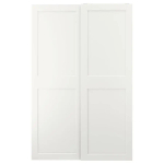 Пара рам раздвижных дверей - GRIMO IKEA/ ГРИМО ИКЕА, 150х236 см, белый