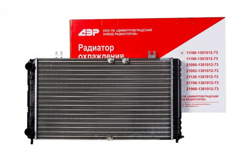 Радиатор основ. алюм. /1118 Калина/ (ДЗР)