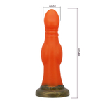 Фантазийный фаллоимитатор 18,5см на присоске Pretty Love Power Monsters Blazeheart Charger Fantasy Tentacle Dildo BW-008152