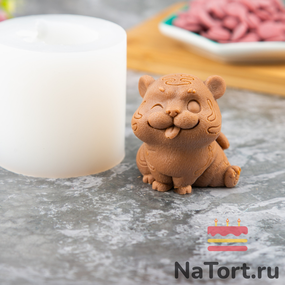 Силиконовый молд 3D «Тигренок 4»