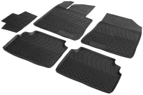 Коврики в салон автомобиля Rival для Kia K5 седан 2020-н.в., литьевой полиуретан, 5 частей, 62811001