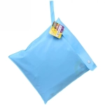 Дождевик-плащ детский «Рокки-Динозаврик» с капюшоном, рукава на резинке, цвет голубой, размер M(64*46см) ДоброСад