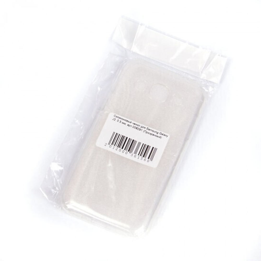 Силиконовый чехол для Samsung Galaxy J2, 1 мм, 008291-1 Прозрачный