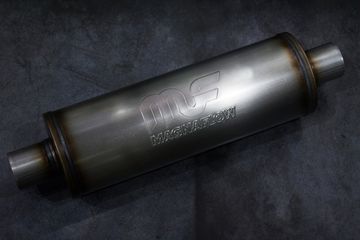 Резонатор спортивный для выпускных систем Magnaflow style диаметр 76 мм, длина 450 мм