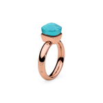Кольцо Qudo Firenze turquoise 16.5 мм 611543/16.5 BL/RG