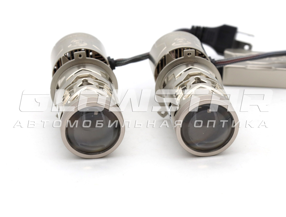 Билед модули Aozoom Mini-Led H4 New 2025 мини линзы, 12V, 50/80W (комплект, 2шт)