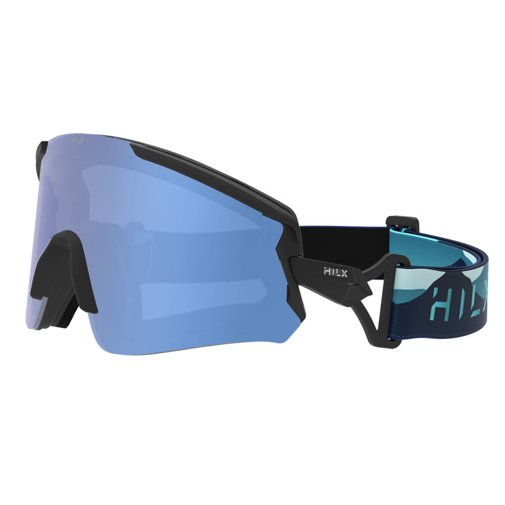 Спортивные очки HILX Ronin Matt Black / Blue Polarized Lens