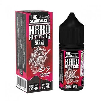 Жидкость The Scandalist Hardhitters Salt 2% STRONG 30 ml - Ex's Heart (Малина Киви)