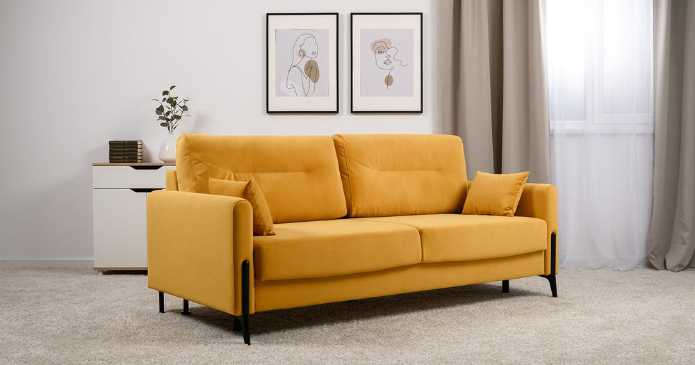 Барселона диван-кровать (желтый)