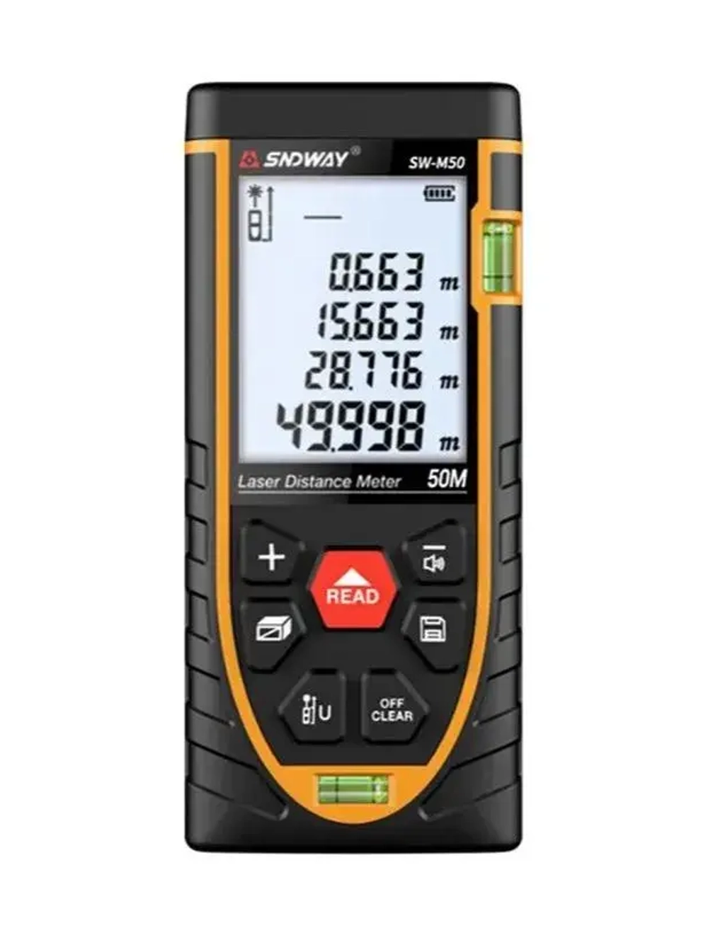 Лазерный дальномер SNDWAY SW-M50, 50м 1.5 мм