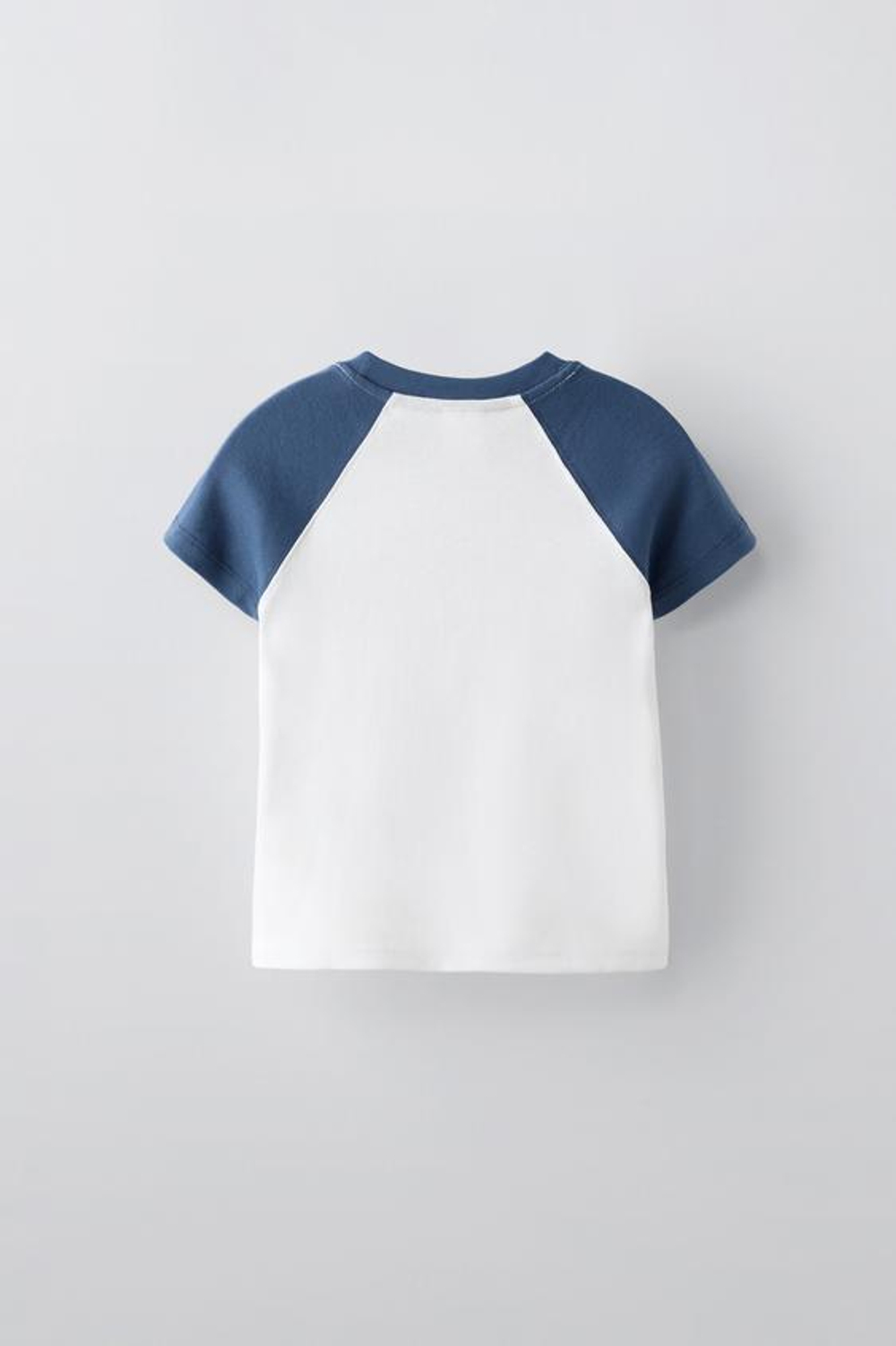 ZARA ФУТБОЛКА С НАШИВКАМИ, СИНИЙ