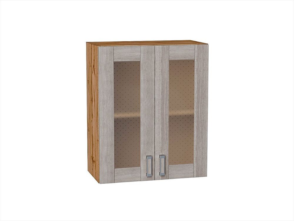 Шкаф верхний с 2-мя остекленными дверцами Лофт