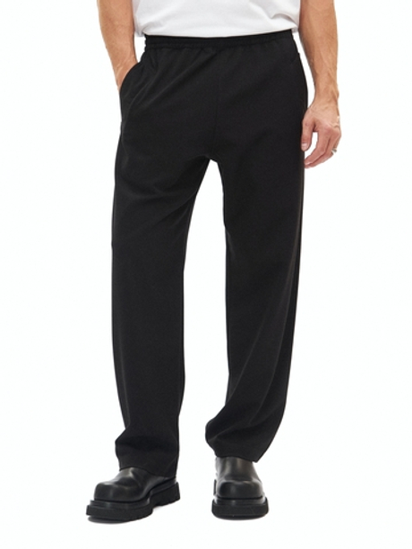 Черные прямые брюки Heathen