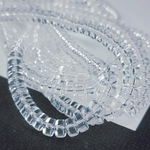 Бусины шайбы, рондель, хрусталь, лэмпворк, стекло, р-р 6мм, цена за набор 10 шт