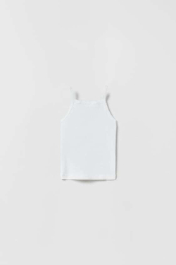 ZARA KIDS/ НАБОР ИЗ ТРЕХ ТОПОВ БЕЗ РУКАВОВ, БЕЛЫЙ