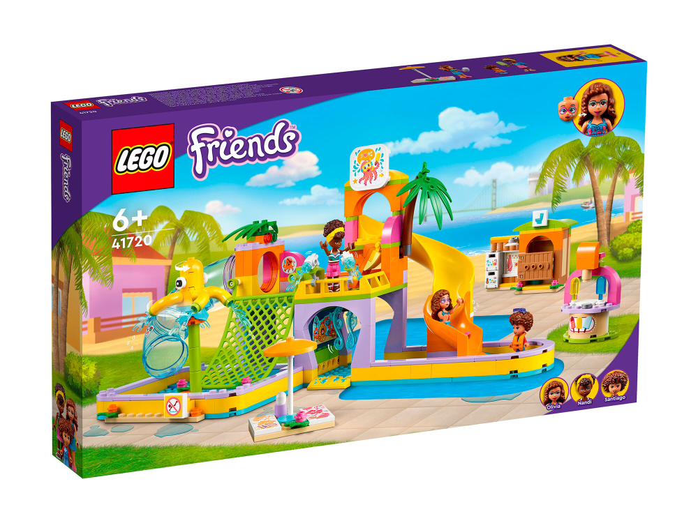 LEGO Friends 41720 «Аквапарк» — горки, бассейн и летние развлечения