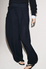 Брюки с широкими штанинами из коллекции ZW - ZARA