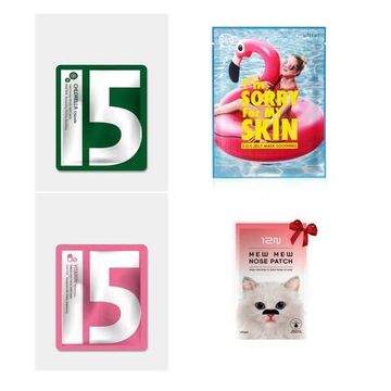 Набор корейских тканевых масок для лица,3 шт. + в подарок тканевая маска успокаивающая,33 мл