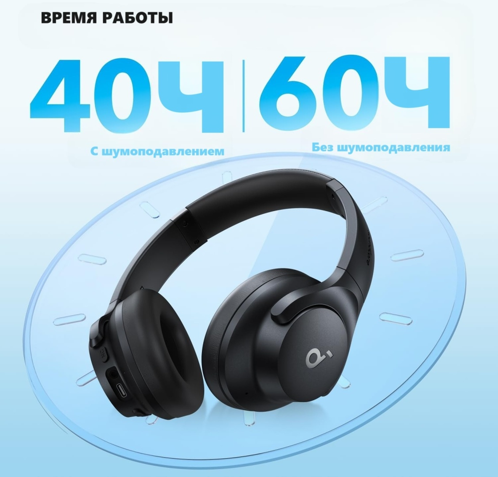 Наушники Soundcore Q20i черный