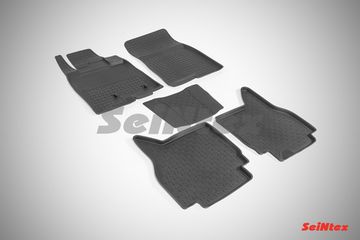 Резиновые коврики в салон Mitsubishi Pajero IV (2006-наст. время) "Высокий борт"