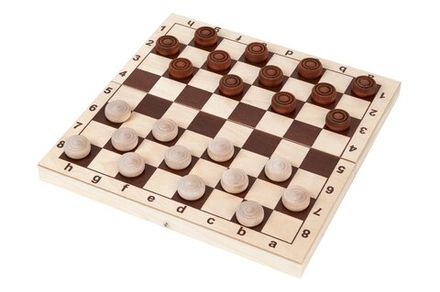 Шашки "Кировские" (Россия, дерево, 29х14,5х5 см)