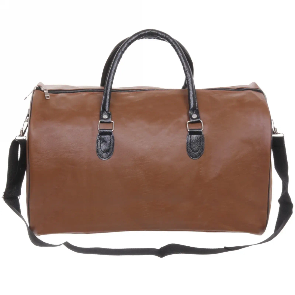 Сумка дорожная - деловая ЭКО кожа «BAST FRANKO», цвет коричневый, 47*28*19