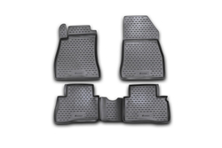 Коврики Standard, в салон NISSAN Juke, 2010-2014, 2014-  клипса R/N 4 шт. (полиуретан, чёрные) Element.CARNIS10044