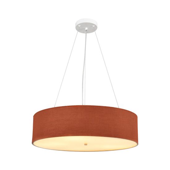 8329/5 MODERNI LN26 184 кирпичный/белый, металл/текстиль/пластик Потолочный светильник E27 LED 5*10W 220V GOFERA