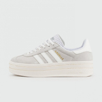 кроссовки Adidas Gazelle Bold Grey / White Wmns