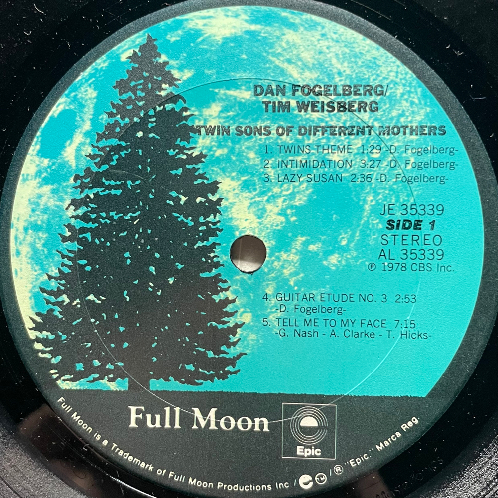 Dan Fogelberg & Tim Weisberg ‎– Twin Sons Of Different Mothers (США 1978г.)