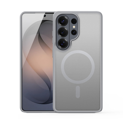 Чехол серого цвета с MagSafe для Samsung Galaxy S26 Ultra, серия Yind Series от Dux Ducis