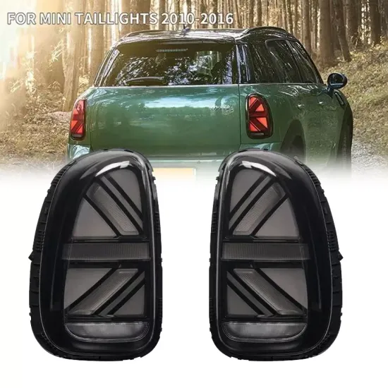 Задние фонари Мини Купер Кантримен R60 Union Jack 2010-2020 V4 type КРАСНЫЕ