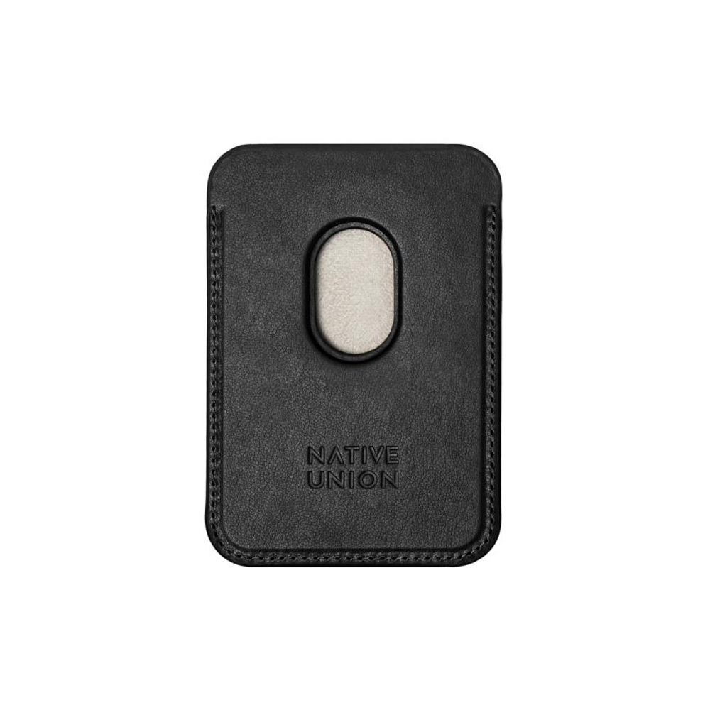 Кожаный чехол-бумажник MagSafe Native Union (Re)Classic Wallet Magnetic Гибридный картхолдер из экокожи. Вмещает до трёх карт